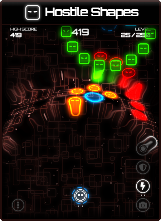 Hostile shapes in game action screenshot 29
